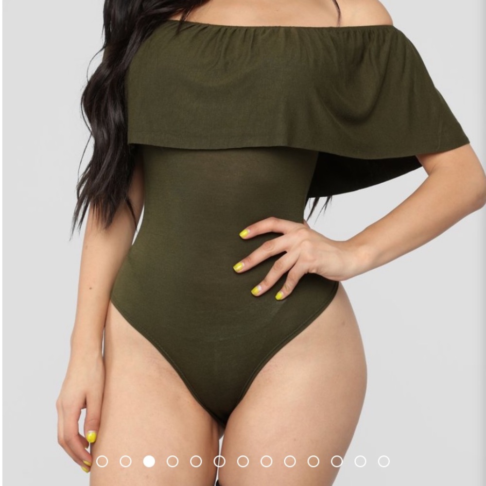 Olive green body suit!!!!